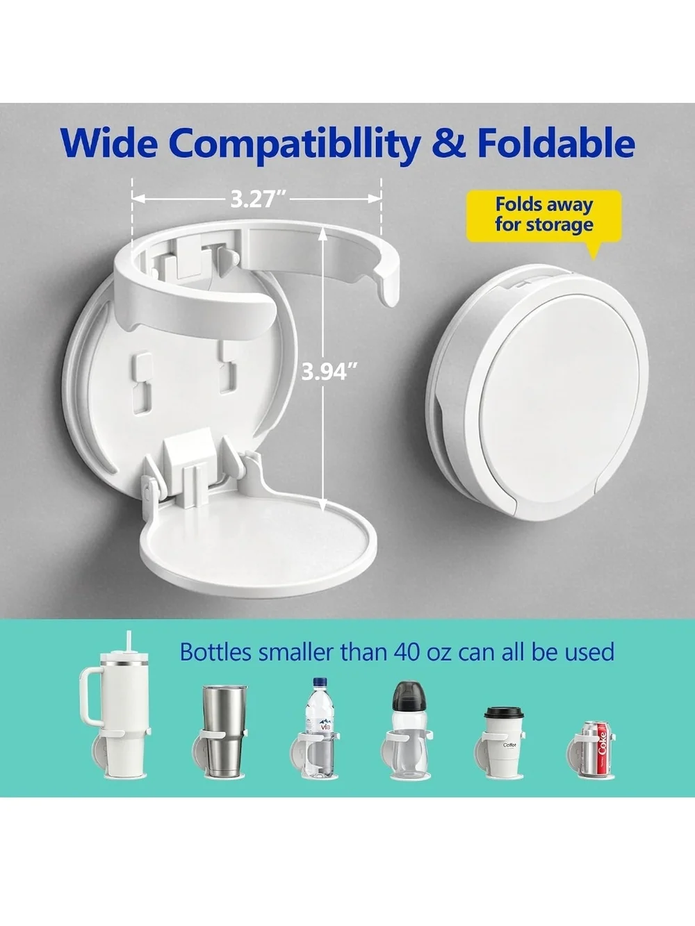 White Wall Organizer Shelf Set